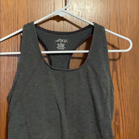 Bcg Grey Racerback Tank Top - S - Picture 2 of 6